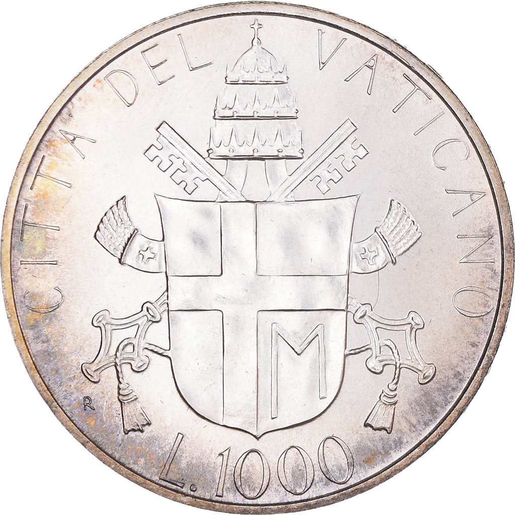 Coin, VATICAN CITY, John Paul II, 1000 Lire, 1986, MS(65-70), Silver, KM:198