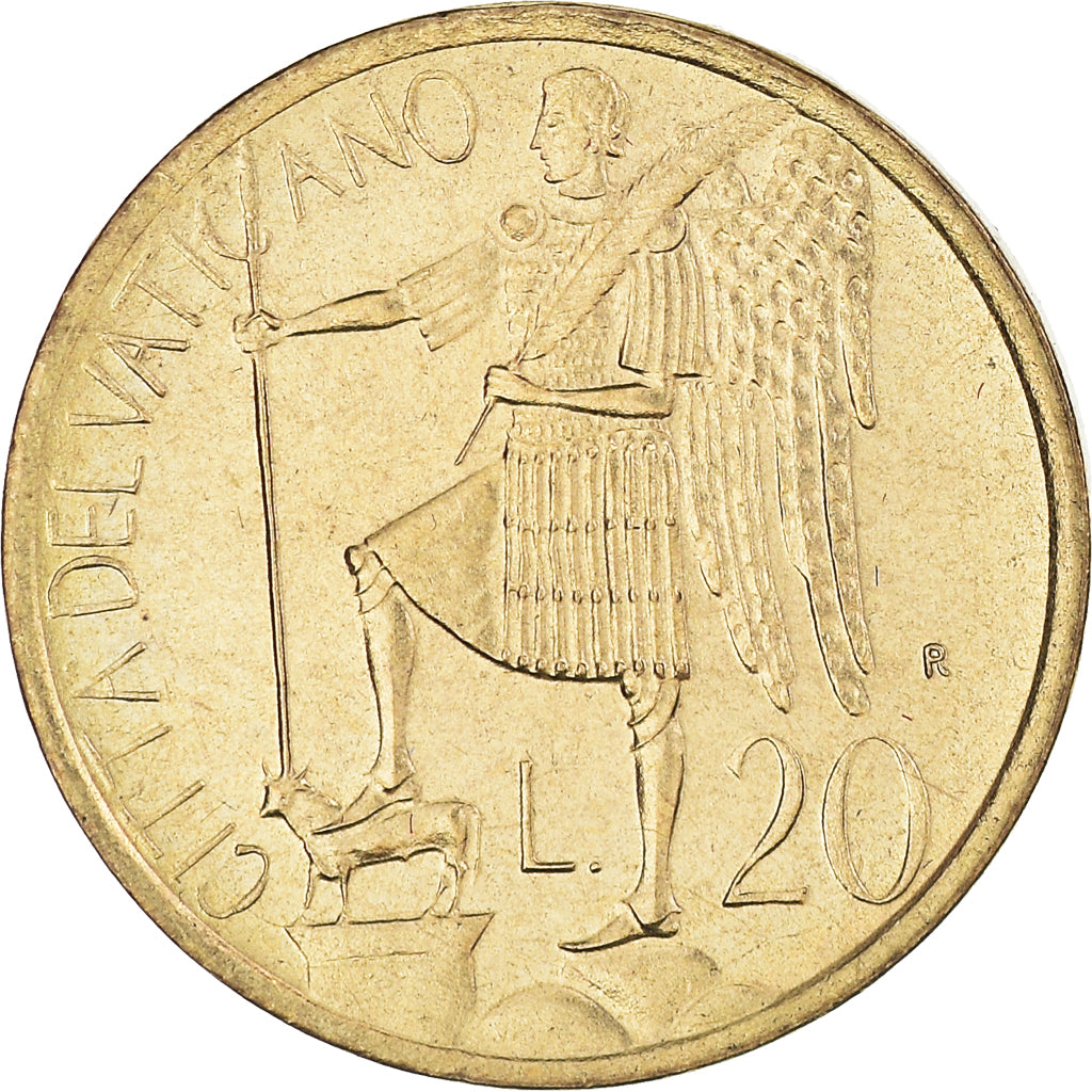 Moneta, CITTÀ DEL VATICANO, John Paul II, 20 Lire, 1986, FDC, Alluminio-bronzo