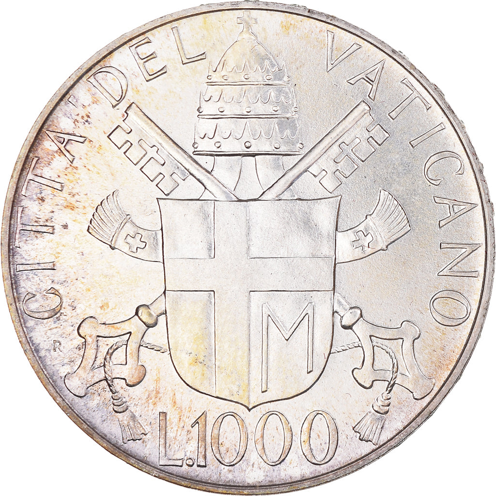 Coin, VATICAN CITY, John Paul II, 1000 Lire, 1988, MS(65-70), Silver, KM:212