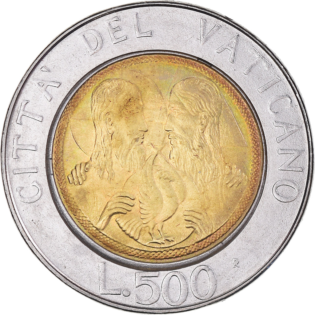 Moneta, CITTÀ DEL VATICANO, John Paul II, 500 Lire, 1988, Roma, FDC