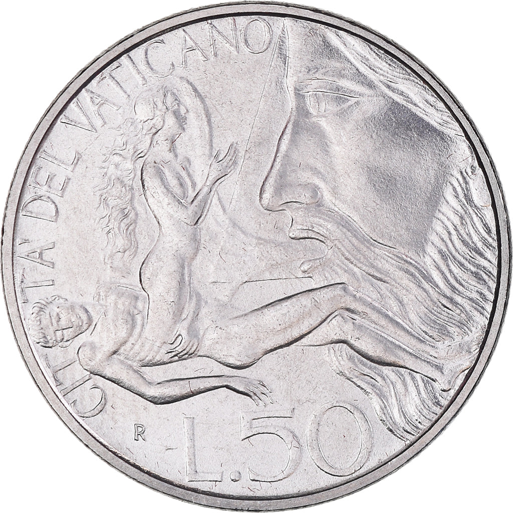 Moneta, CITTÀ DEL VATICANO, John Paul II, 50 Lire, 1988, FDC, Acciaio