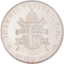 Coin, VATICAN CITY, John Paul II, 1000 Lire, 2001, Rome, MS(65-70), Silver