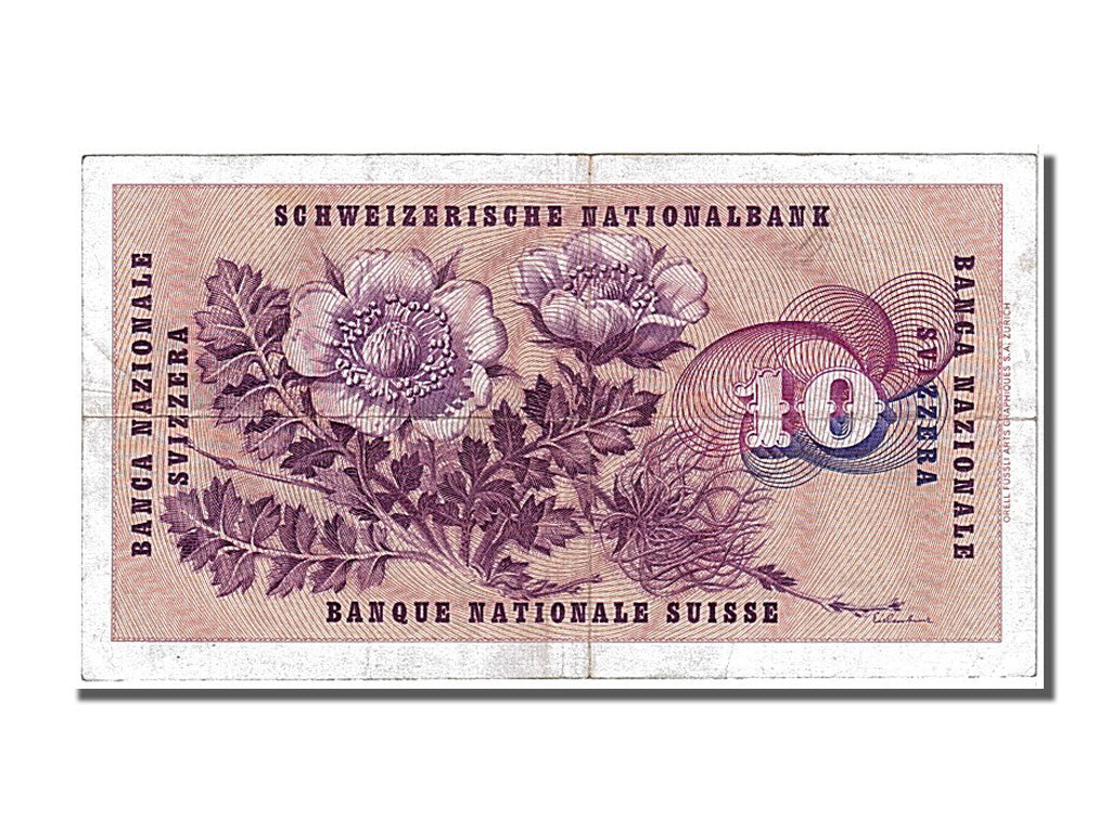 Banknote, Switzerland, 10 Franken, 1959, 1959-12-23, EF(40-45)