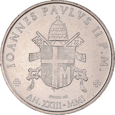 Monnaie, Cité du Vatican, John Paul II, 50 Lire, 2001, Rome, FDC, Cupro-nickel