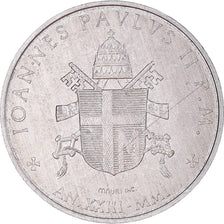 Coin, VATICAN CITY, John Paul II, 10 Lire, 2001, Rome, MS(65-70), Aluminum