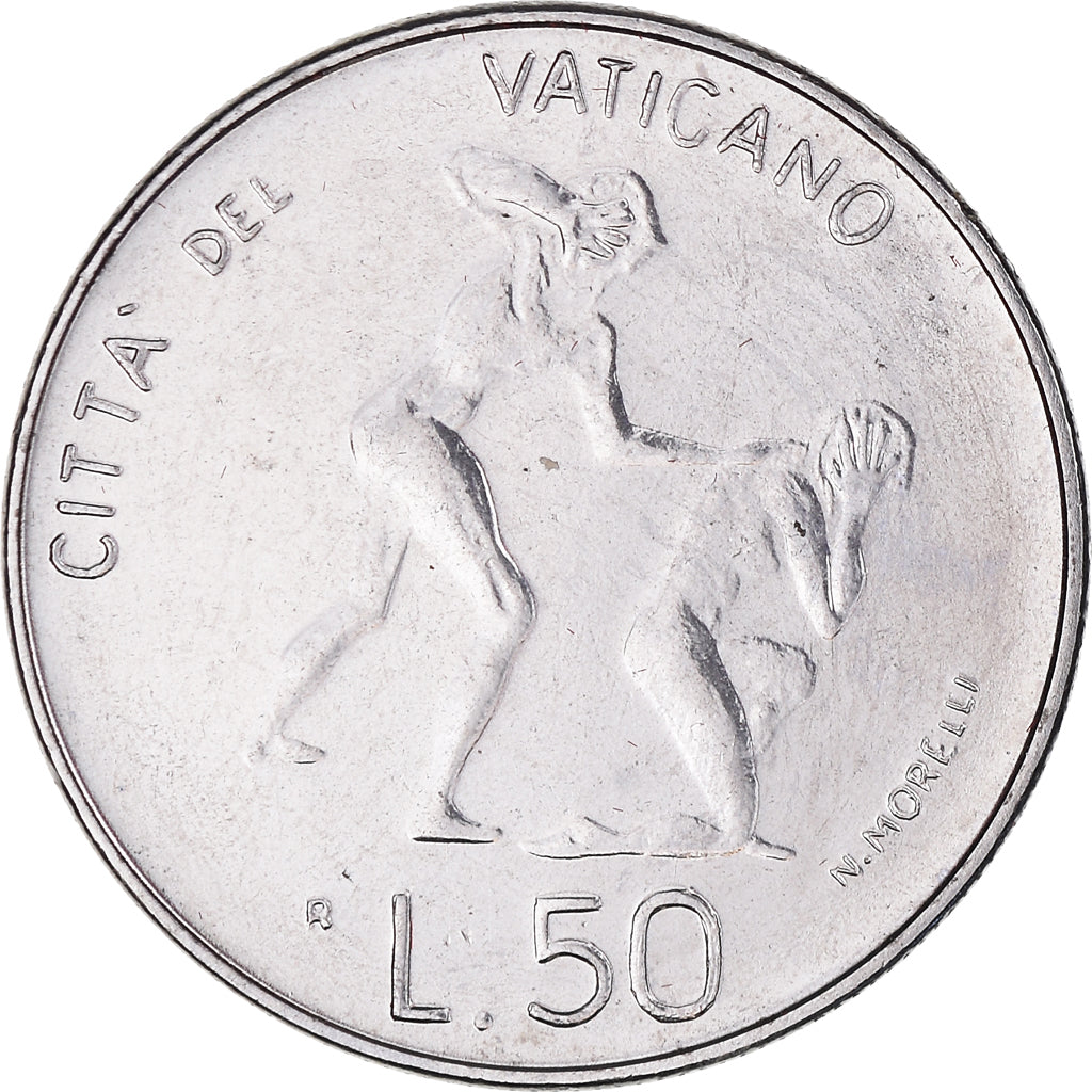Moneta, CITTÀ DEL VATICANO, John Paul II, 50 Lire, 1983, Roma, FDC, Acciaio