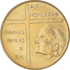Coin, VATICAN CITY, John Paul II, 20 Lire, 1983, MS(65-70), Aluminum-Bronze
