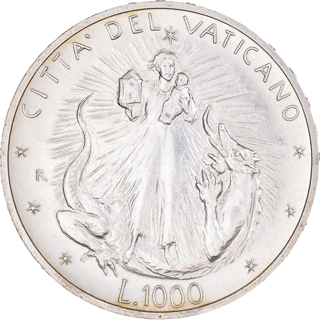 Monnaie, Cité du Vatican, John Paul II, 1000 Lire, 1995, FDC, Argent, KM:268