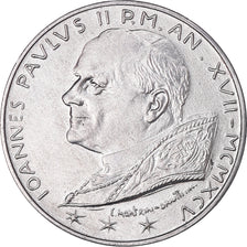 Coin, VATICAN CITY, John Paul II, 10 Lire, 1995, MS(65-70), Aluminum, KM:262