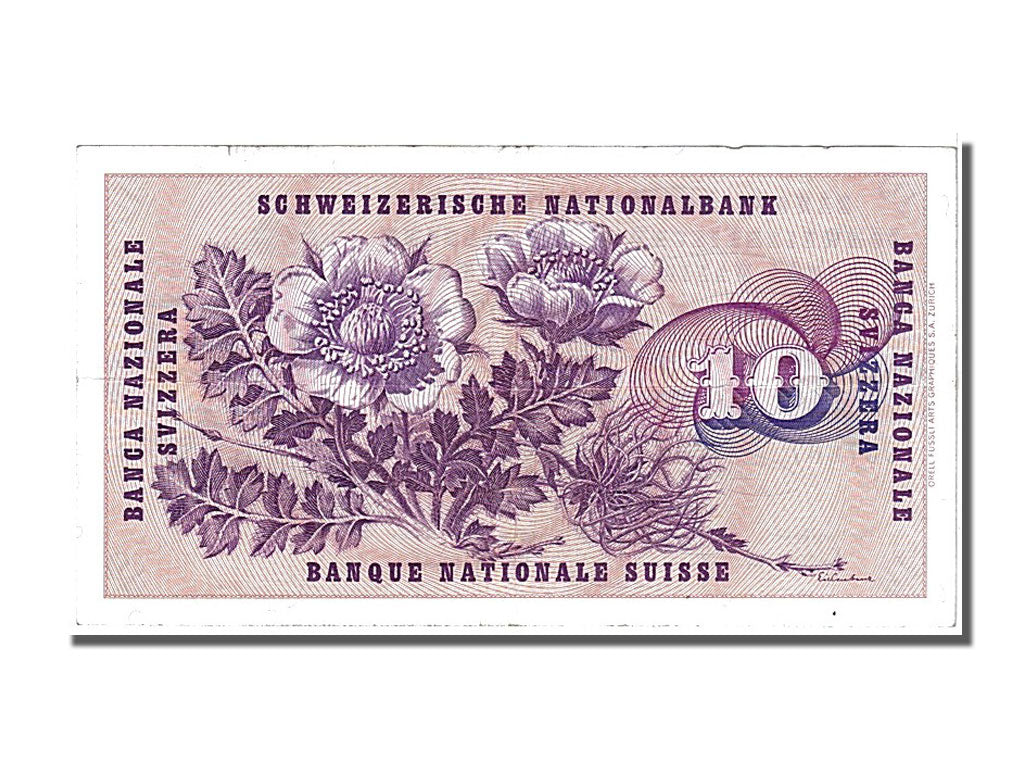 Suisse, 10 Francs type 1954-61