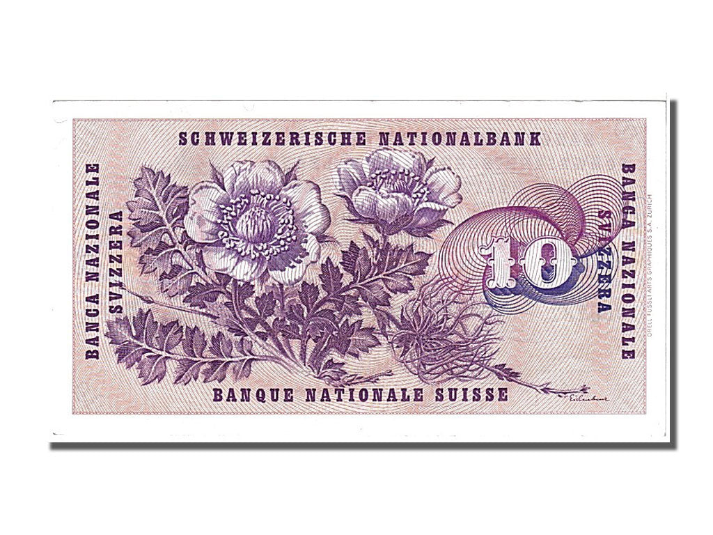 Switzerland, 10 Franken, 1977, KM #45u, 1977-01-06, UNC(60-62), 101H