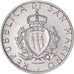 Coin, San Marino, Lira, 1987, Rome, MS(65-70), Aluminum, KM:201