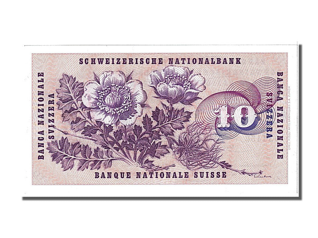 Banknote, Switzerland, 10 Franken, 1977, 1977-01-06, UNC(65-70)