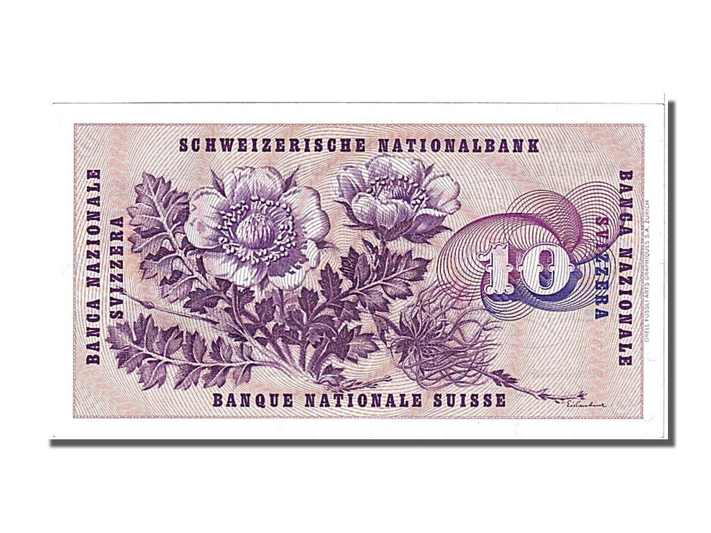 Banknote, Switzerland, 10 Franken, 1977, 1977-01-06, UNC(65-70)