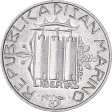 Coin, San Marino, 5 Lire, 1985, Rome, MS(63), Aluminum, KM:175