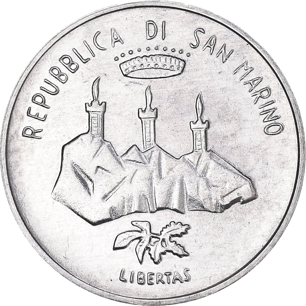 Moneta, San Marino, 5 Lire, 1986, Rome, FDC, Alluminio, KM:189