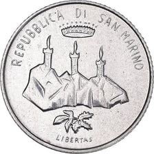 Münze, San Marino, 2 Lire, 1986, Rome, UNZ, Aluminium, KM:188