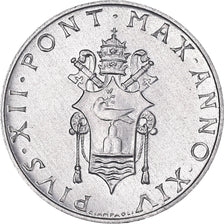 Coin, VATICAN CITY, Pius XII, Lira, 1952, MS(65-70), Aluminum, KM:49.1