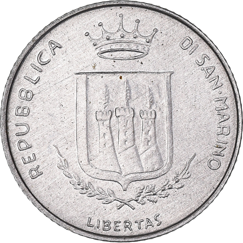 Moneda, San Marino, 2 Lire, 1983, Rome, FDC, Aluminio, KM:146