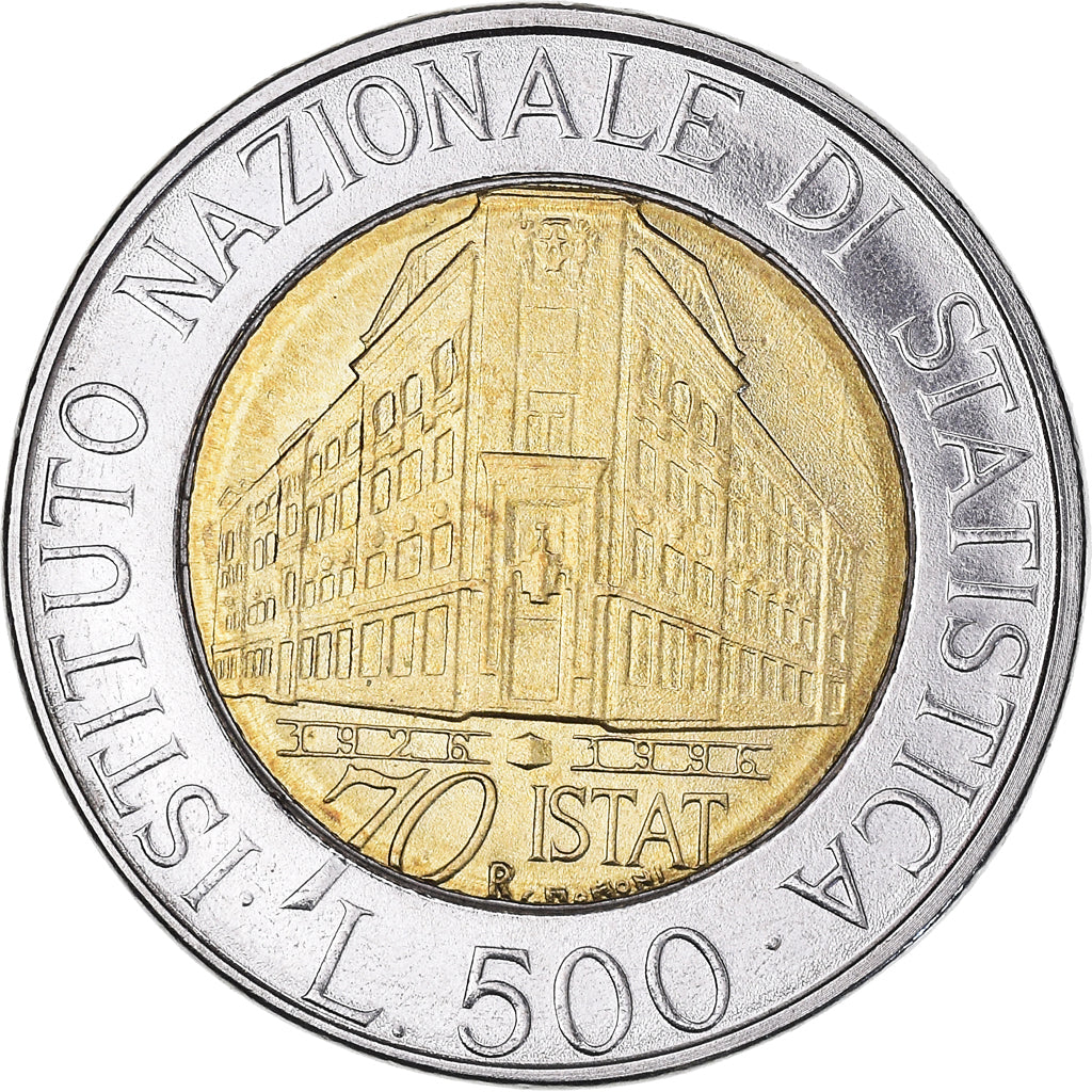 Munten, Italië, Istituto Nazionale di Statistica, 500 Lire, 1996, Rome, UNC-