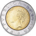 Coin, Italy, 500 Lire, 1997, Rome, AU(55-58), Bi-Metallic, KM:187
