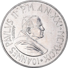 Münze, Vatikanstadt, John Paul II, 10 Lire, 1999, Rome, STGL, Aluminium, KM:305