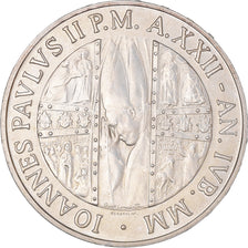 Coin, VATICAN CITY, John Paul II, 1000 Lire, 2000, Rome, MS(65-70), Silver
