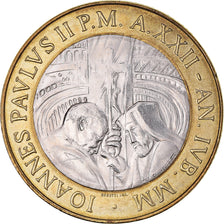 Coin, VATICAN CITY, John Paul II, 1000 Lire, 2000, Rome, MS(65-70), Bi-Metallic