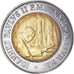 Coin, VATICAN CITY, John Paul II, 500 Lire, 2000, Rome, MS(63), Bi-Metallic