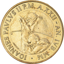 Monnaie, Cité du Vatican, John Paul II, 200 Lire, 2000, Rome, SPL, Laiton