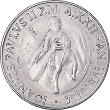 Münze, Vatikanstadt, John Paul II, 10 Lire, 2000, Rome, UNZ, Aluminium, KM:323