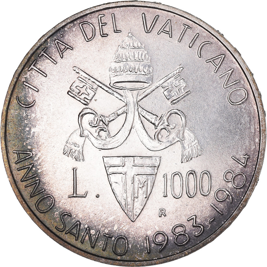 Moneta, CITTÀ DEL VATICANO, John Paul II, 1000 Lire, 1983, SPL, Argento, KM:169