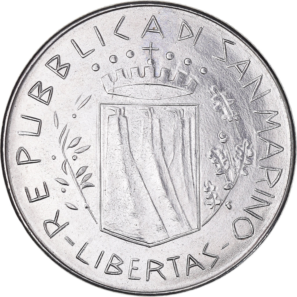 Moneta, San Marino, 100 Lire, 1981, Rome, AU(50-53), Stal, KM:122