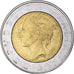 Coin, Italy, 500 Lire, 1993, Rome, VF(30-35), Bi-Metallic, KM:160