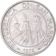 Coin, San Marino, 500 Lire, 1974, Rome, MS(65-70), Silver, KM:37