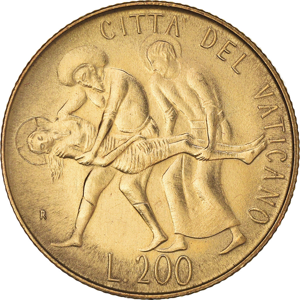 Monnaie, Cité du Vatican, John Paul II, 200 Lire, 1981, Roma, TTB