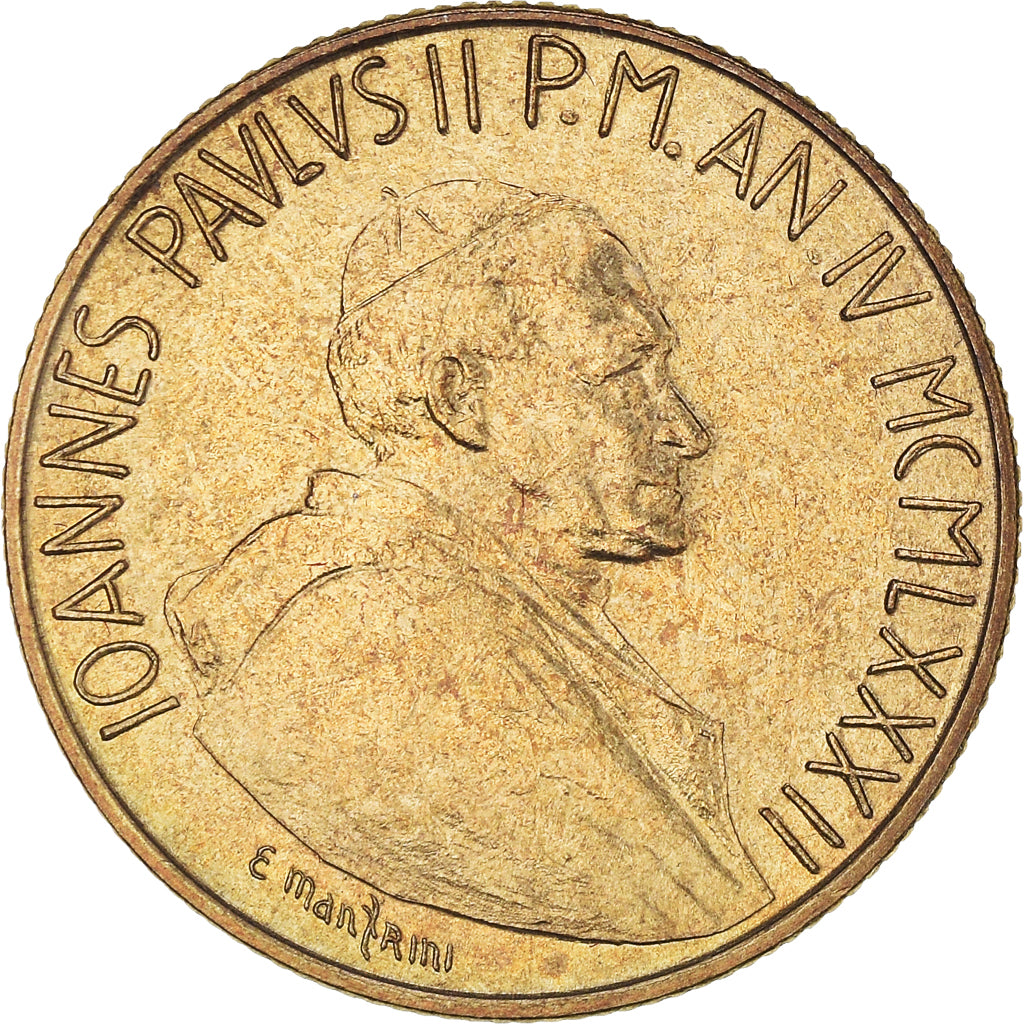 Coin, VATICAN CITY, John Paul II, 200 Lire, 1982, Roma, MS(65-70)