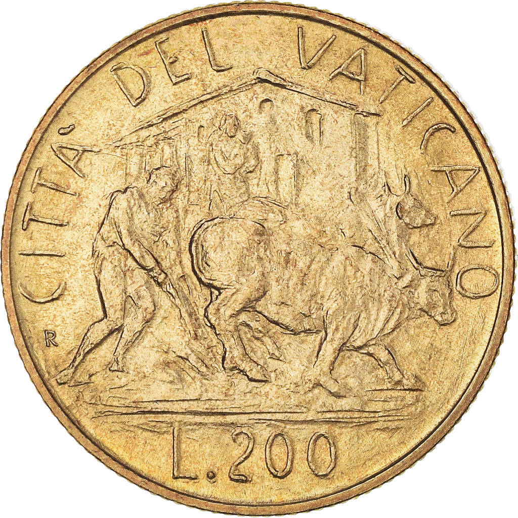 Coin, VATICAN CITY, John Paul II, 200 Lire, 1982, Roma, MS(65-70)