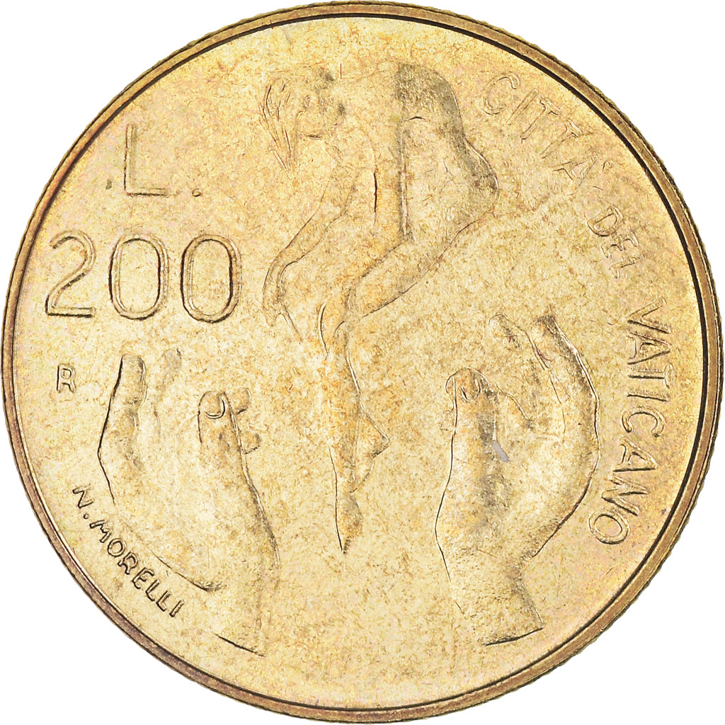 Coin, VATICAN CITY, John Paul II, 200 Lire, 1983, Roma, FDC, MS(65-70)