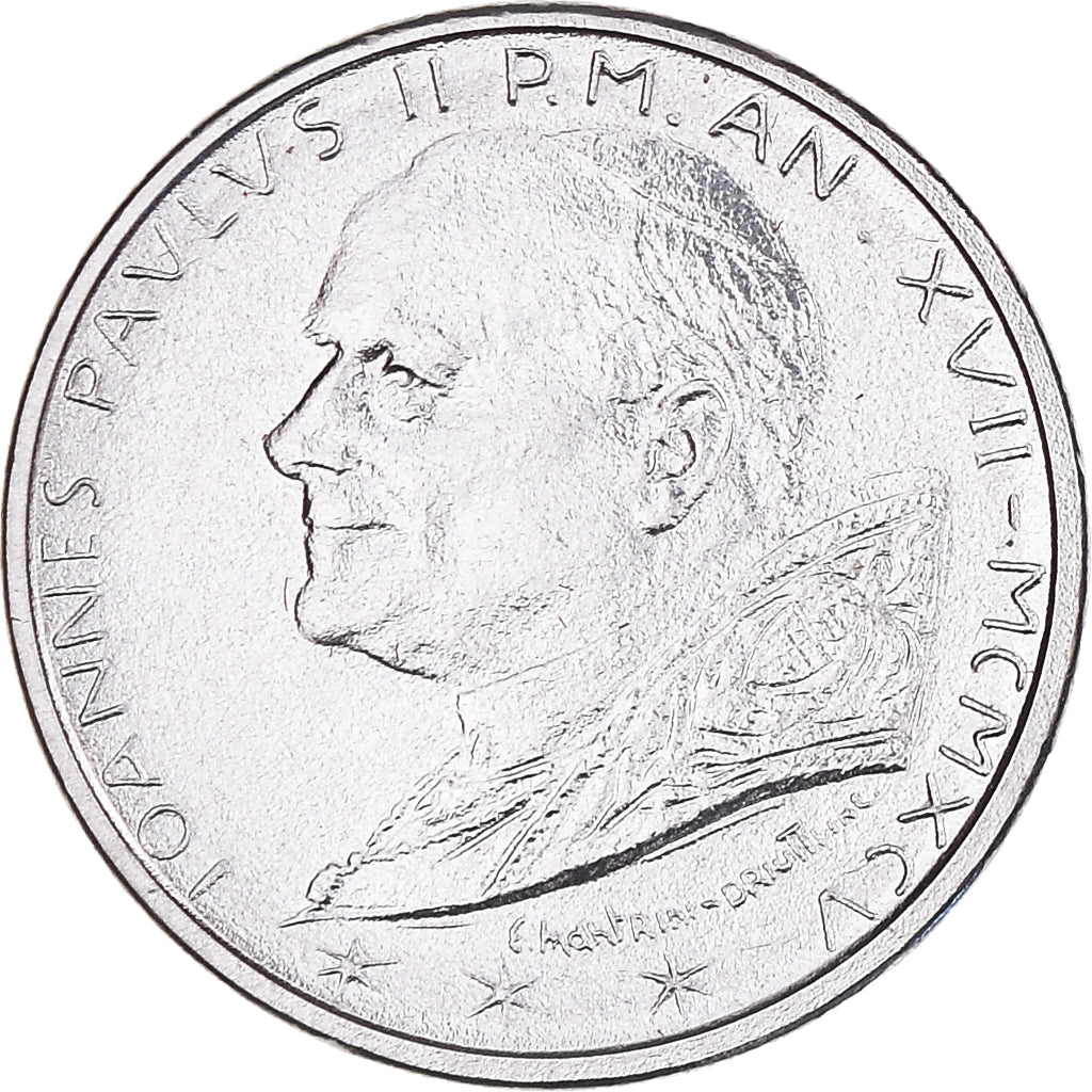 Moneda, CIUDAD DEL VATICANO, John Paul II, 50 Lire, 1995, Roma, FDC, Acero