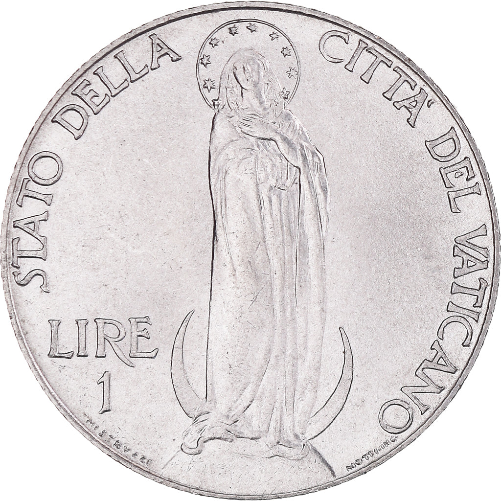 Monnaie, Cité du Vatican, Pius XII, Lira, 1941, Roma, FDC, Acier inoxydable