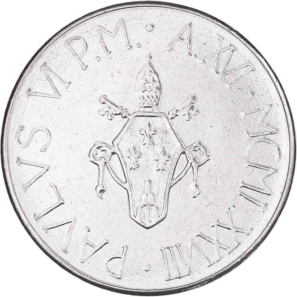 Coin, VATICAN CITY, Paul VI, 100 Lire, 1978, MS(65-70), Stainless Steel, KM:137