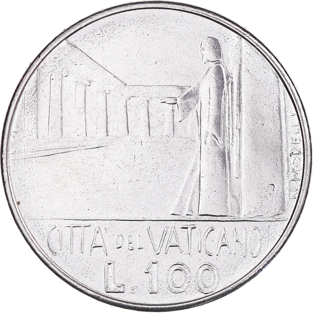 Coin, VATICAN CITY, Paul VI, 100 Lire, 1978, MS(65-70), Stainless Steel, KM:137