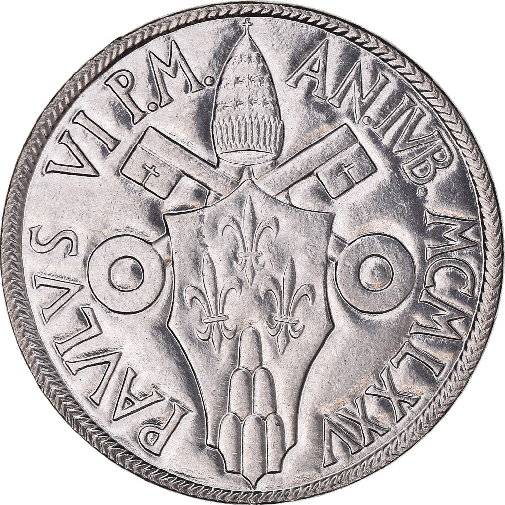 Coin, VATICAN CITY, Paul VI, 100 Lire, 1975, MS(65-70), Stainless Steel, KM:130