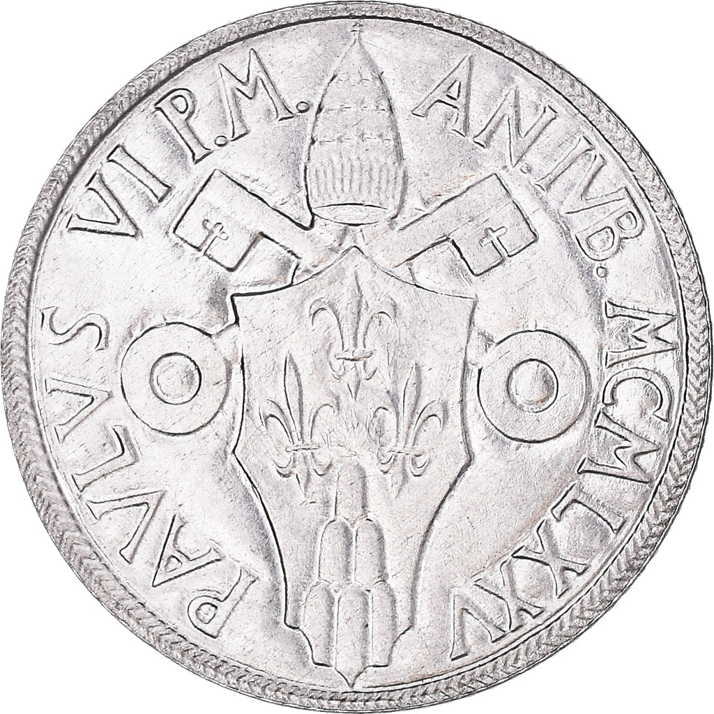 Münze, Vatikanstadt, Paul VI, 2 Lire, 1975, Roma, STGL, Aluminium, KM:125