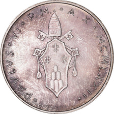 Coin, VATICAN CITY, Paul VI, 500 Lire, 1972, MS(65-70), Silver, KM:123