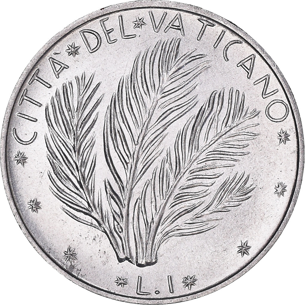 Coin, VATICAN CITY, Paul VI, Lira, 1971, Roma, MS(65-70), Aluminum, KM:116