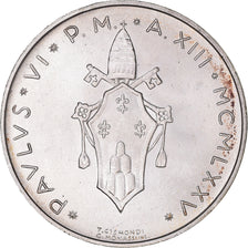 Coin, VATICAN CITY, Paul VI, 500 Lire, 1975, MS(65-70), Silver, KM:123