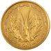 Coin, French West Africa, 25 Francs, 1957, MS(65-70), Aluminum-Bronze, KM:E7