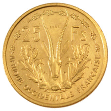 Afrique Occidentale, République française, 25 Francs Essai